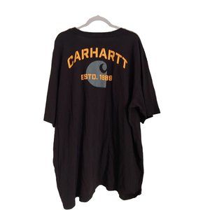Carhartt Mens Black Short Sleeve T-Shirt 2XL